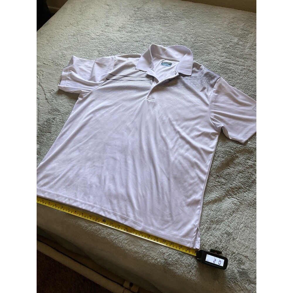 PGA Tour Short Sleeve Shirt Xl Cream Light Weigh Fresh Stylish